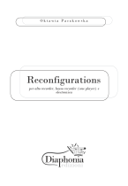 RECONFIGURATIONS per alto recorder, basso recorder (one player) e electronica [DIGITALE]